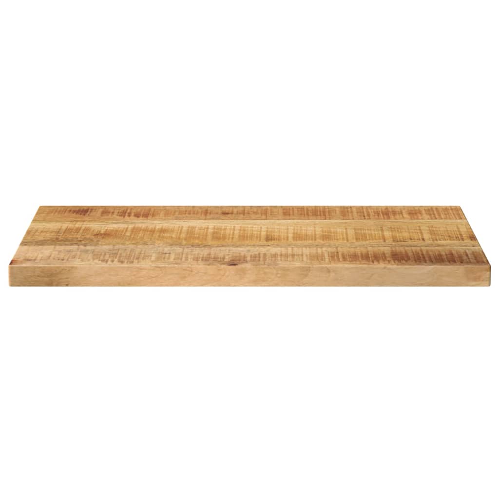 Dessus de table rectangulaire bois massif de manguier brut - XIOS