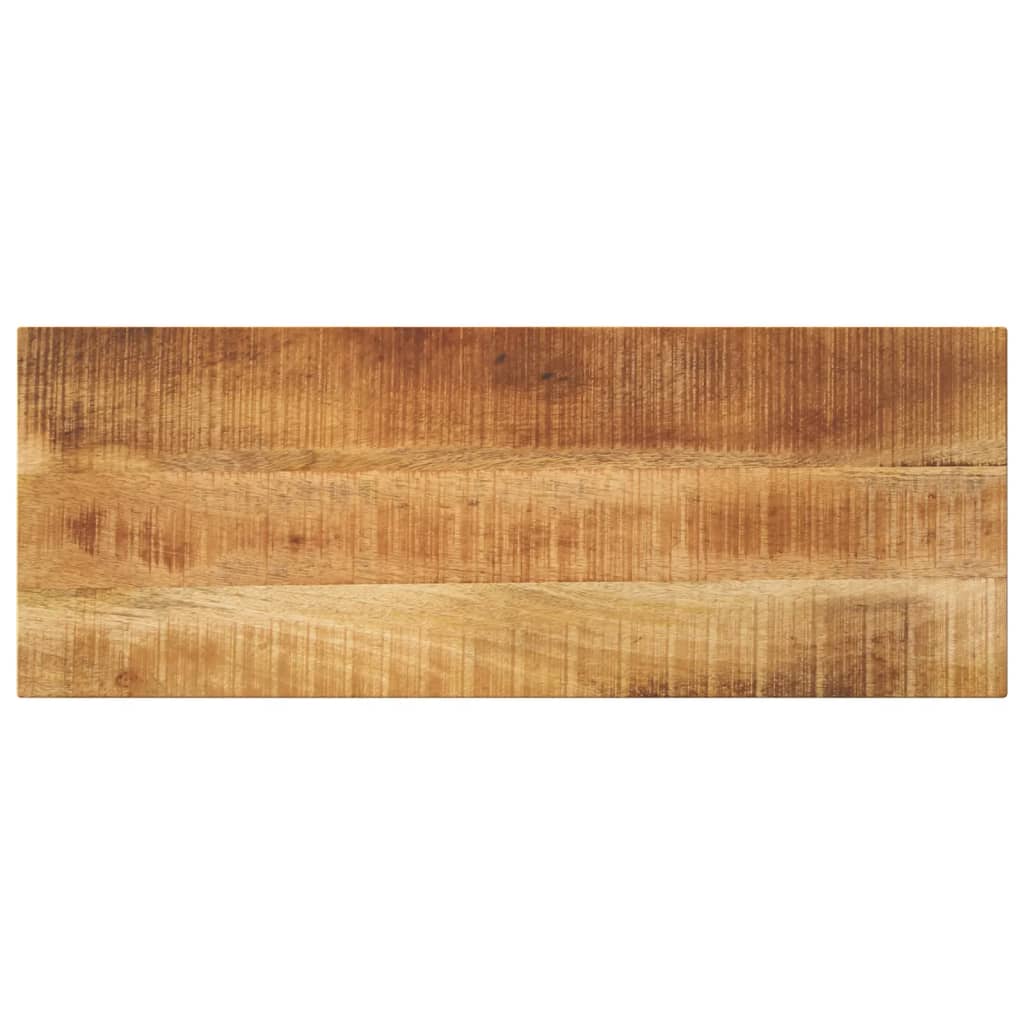 Dessus de table rectangulaire bois massif de manguier brut - XIOS