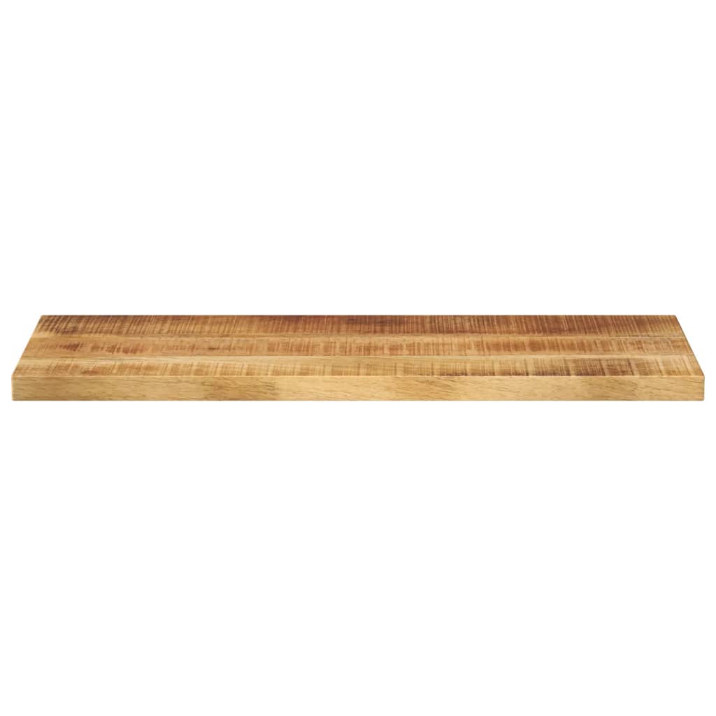 Dessus de table rectangulaire bois massif de manguier brut - XIOS