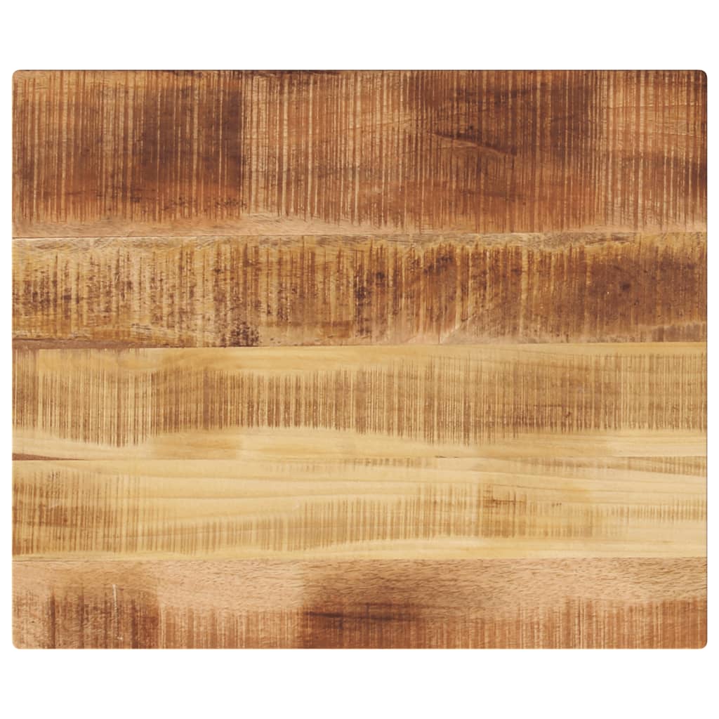 Dessus de table rectangulaire bois massif de manguier brut - XIOS