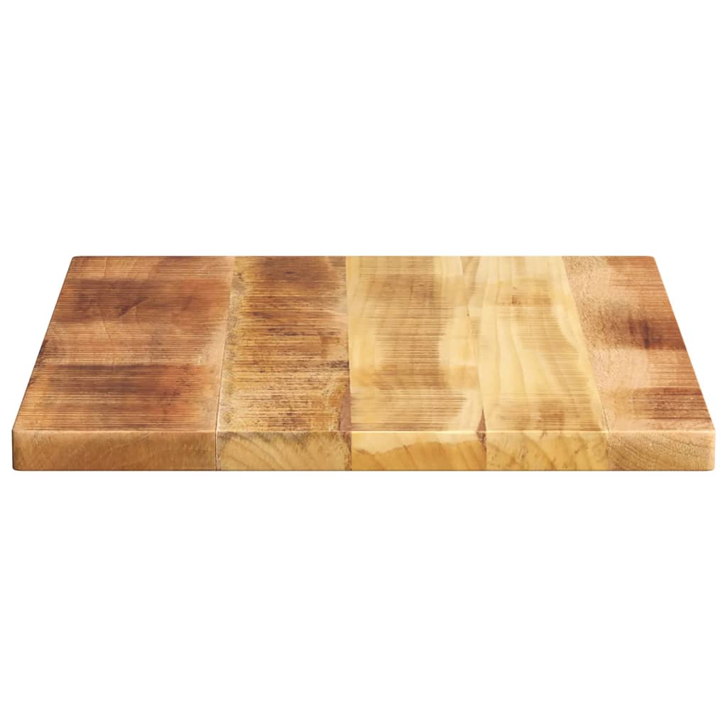 Dessus de table rectangulaire bois massif de manguier brut - XIOS