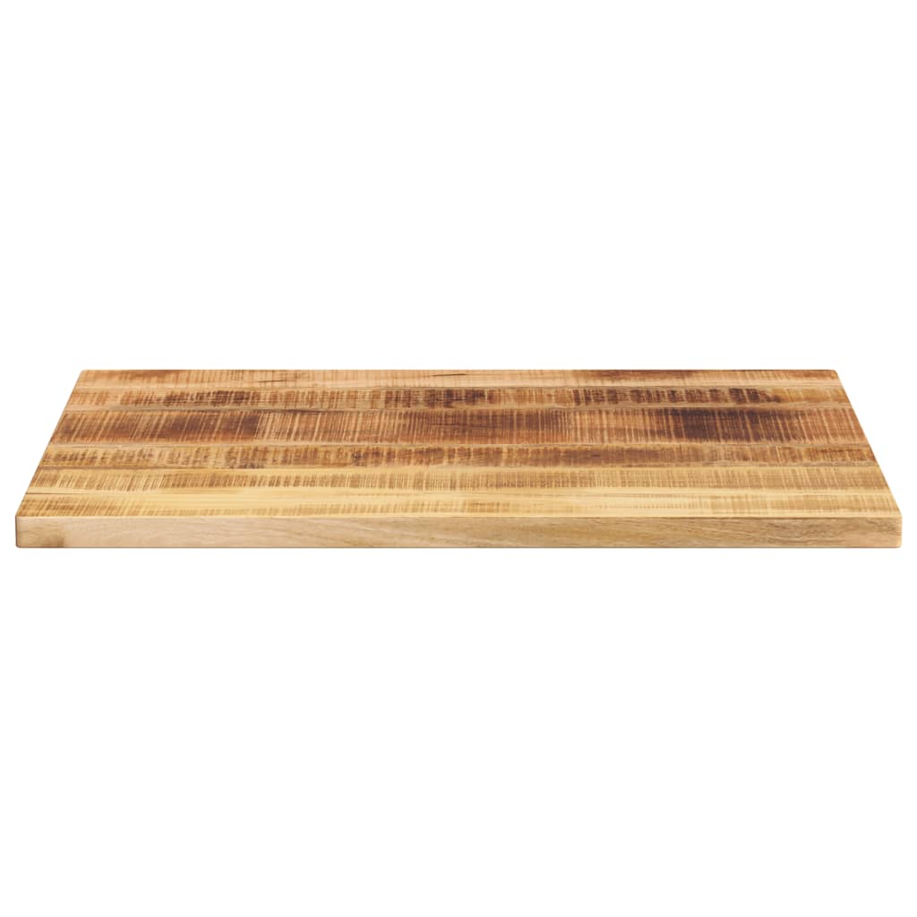 Dessus de table rectangulaire bois massif de manguier brut - XIOS