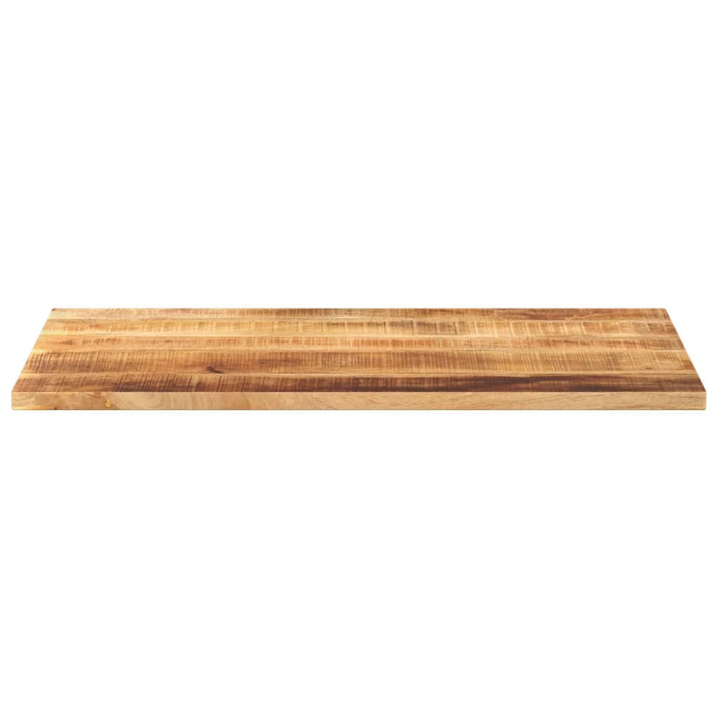 Dessus de table rectangulaire bois massif de manguier brut - XIOS