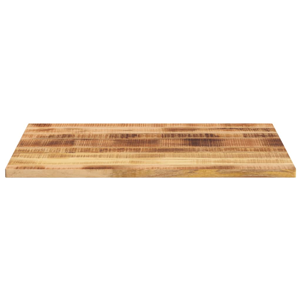 Dessus de table rectangulaire bois massif de manguier brut - XIOS