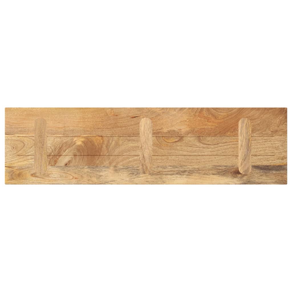 Dessus de table 100x20x2,5cm rectangulaire bois massif manguier - XIOS