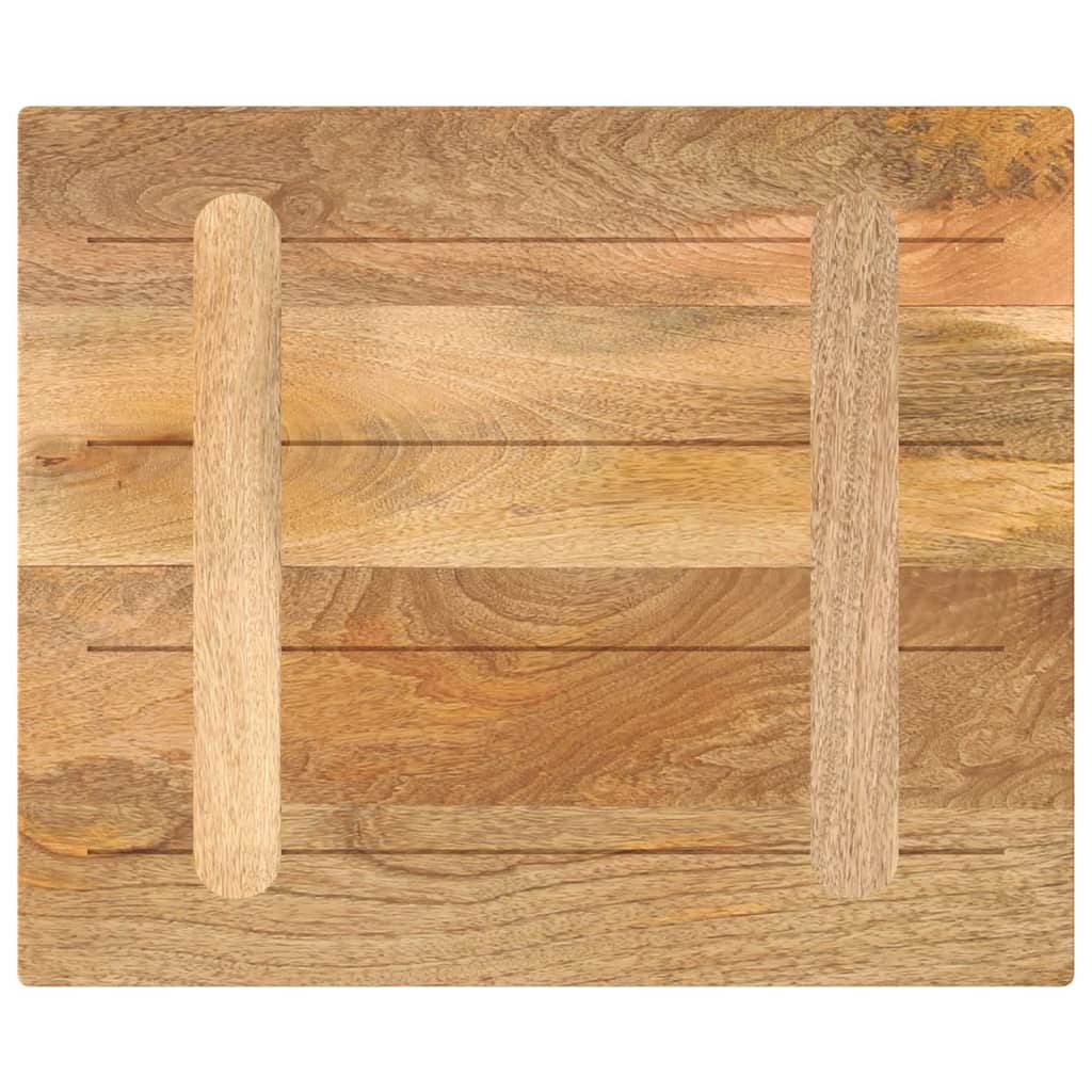 Dessus de table 60x50x2,5 cm rectangulaire bois massif manguier - XIOS