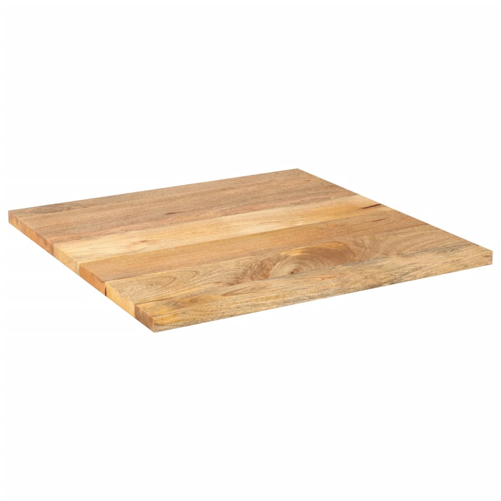 Dessus de table 80x80x2,5 cm carré bois massif de manguier - XIOS