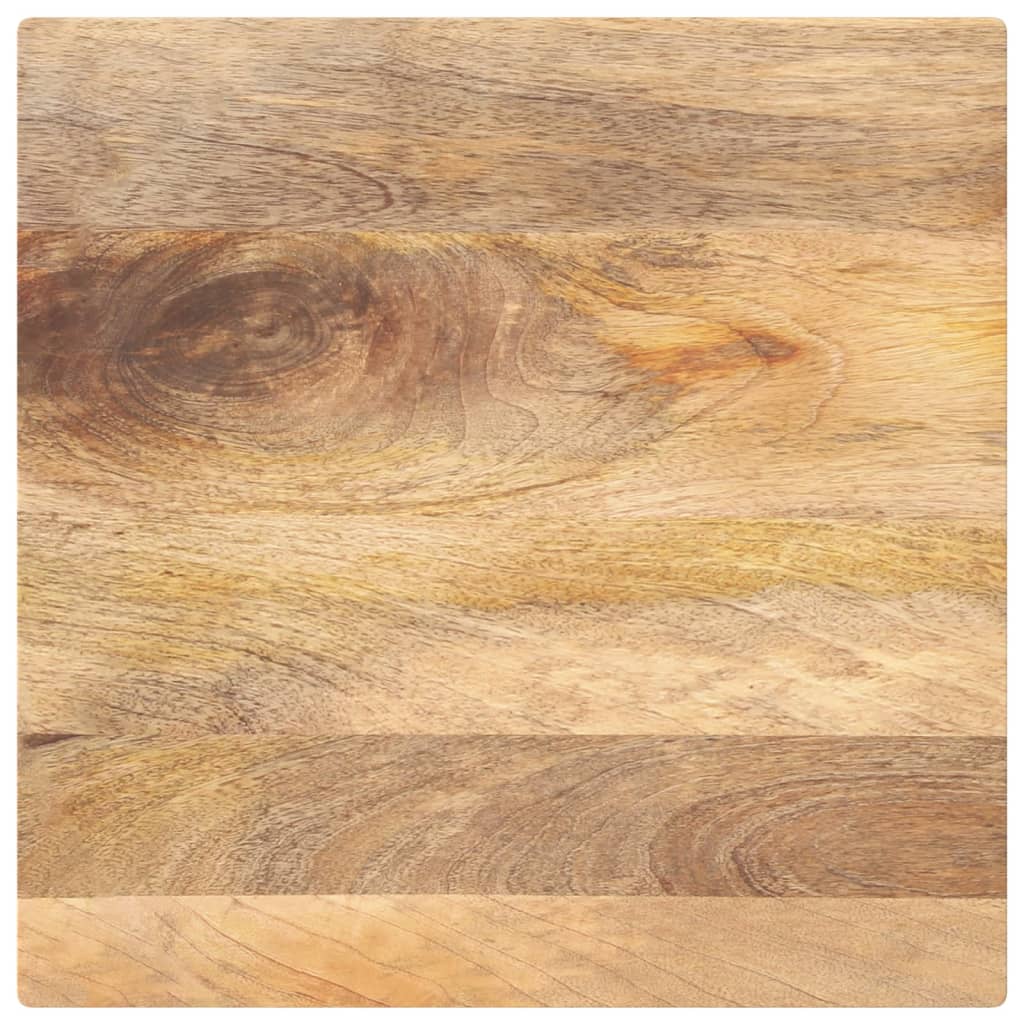 Dessus de table 50x50x3,8 cm carré bois massif manguier - XIOS