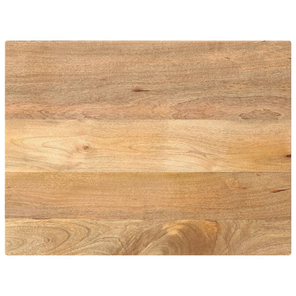 Dessus de table 80x60x3,8 cm rectangulaire bois massif manguier - XIOS