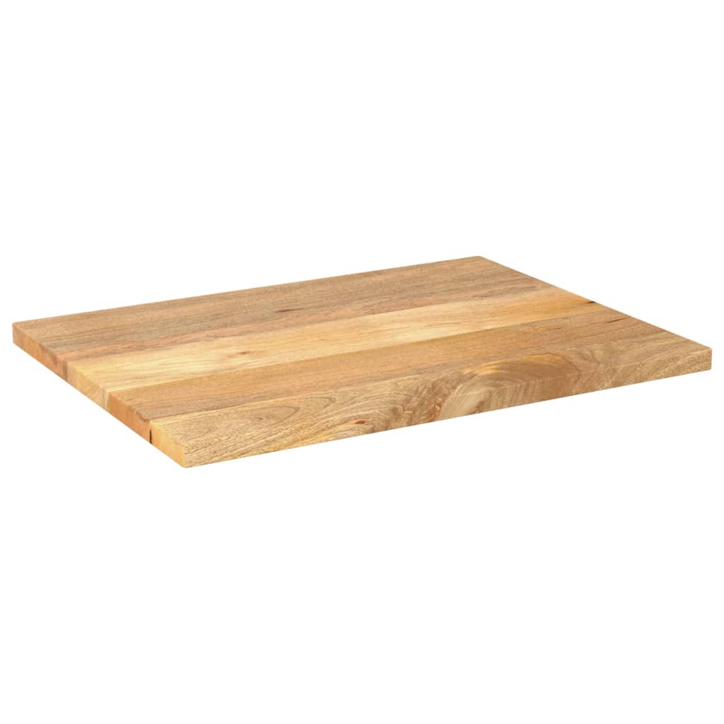 Dessus de table 80x60x3,8 cm rectangulaire bois massif manguier - XIOS