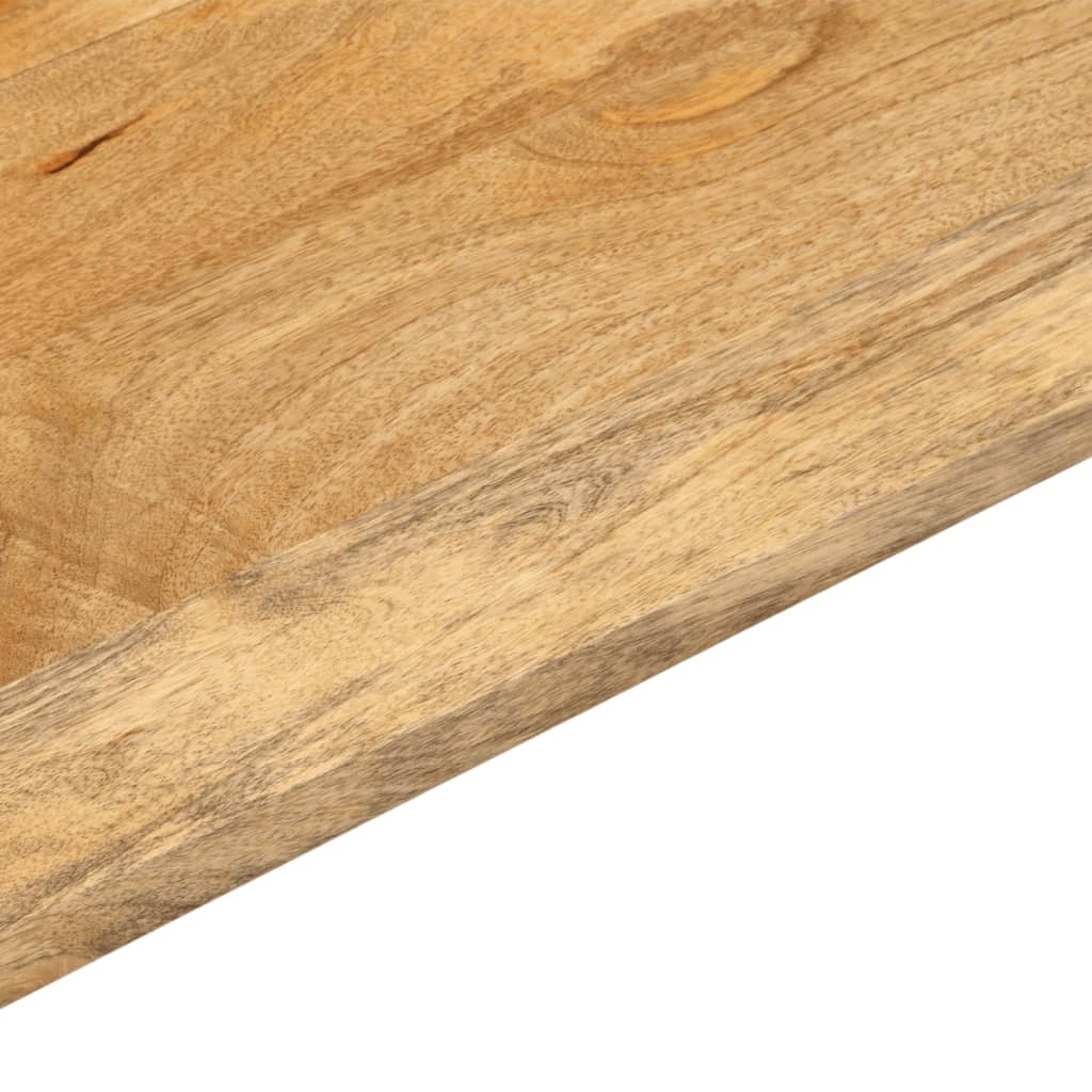 Dessus de table 80x60x3,8 cm rectangulaire bois massif manguier - XIOS