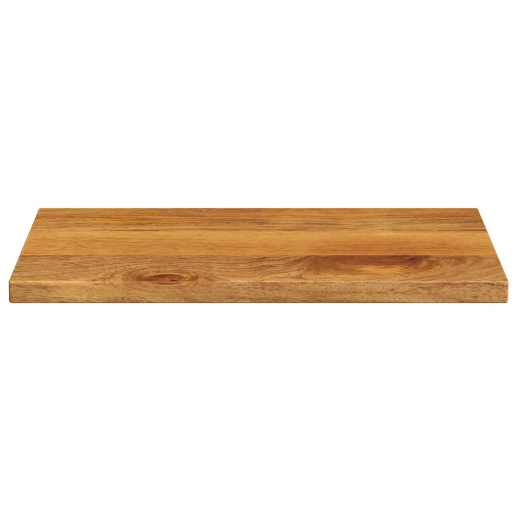 Dessus de table 60x20x2,5 cm rectangulaire bois massif manguier - XIOS