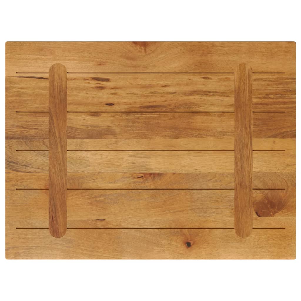 Dessus de table 70x60x2,5 cm rectangulaire bois massif manguier