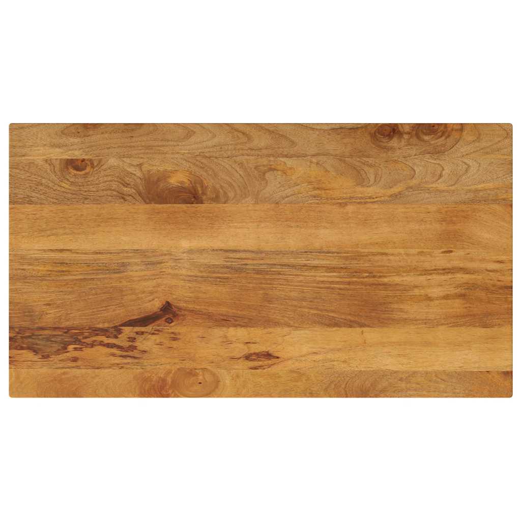Dessus de table 100x60x2,5cm rectangulaire bois massif manguier