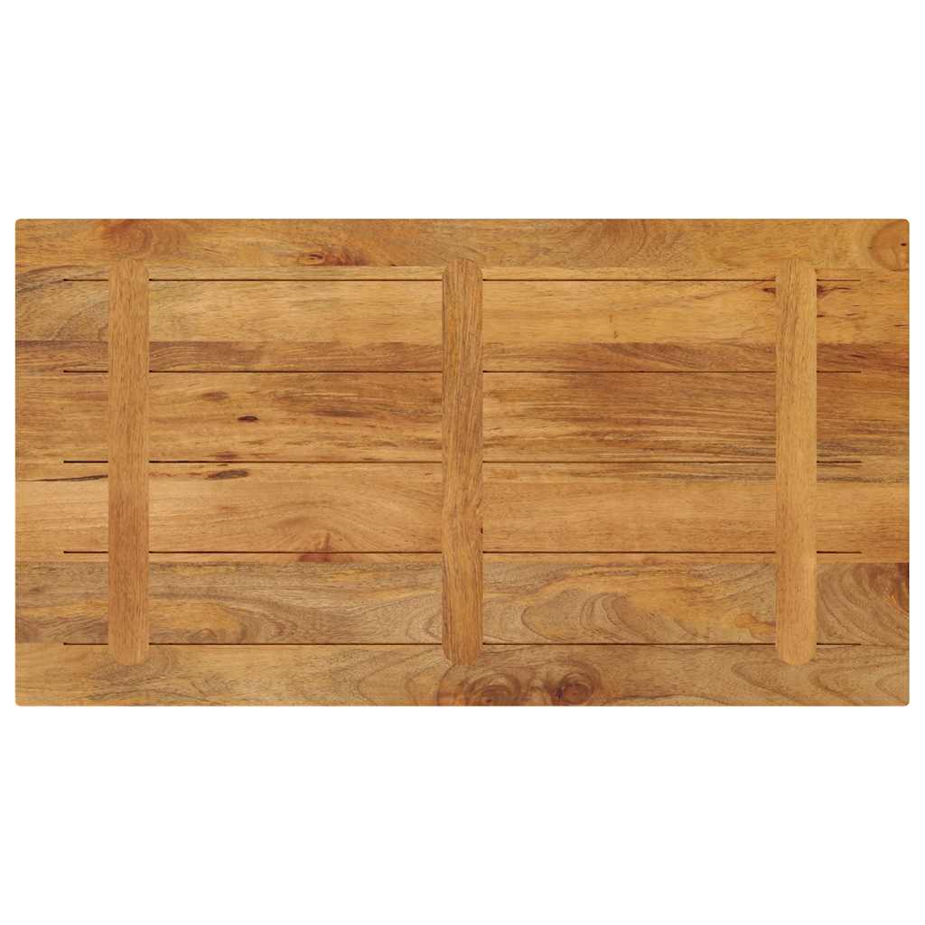 Dessus de table 100x60x2,5cm rectangulaire bois massif manguier