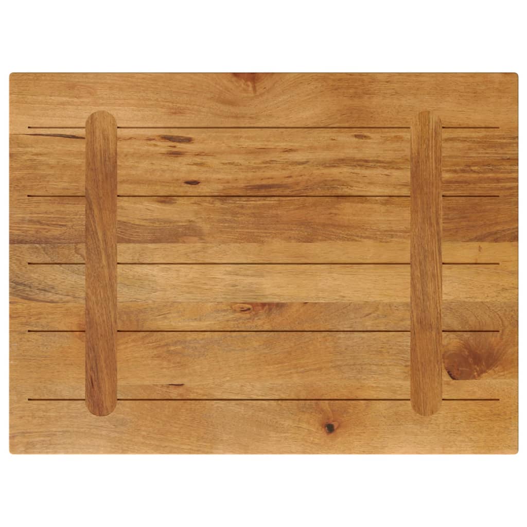 Dessus de table 90x70x2,5 cm rectangulaire bois massif manguier - XIOS