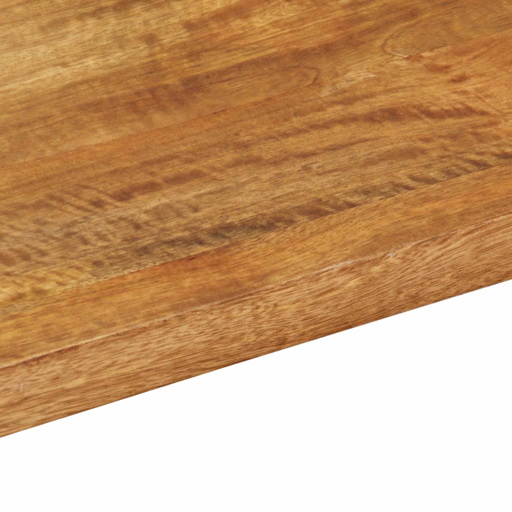 Dessus de table 80x80x2,5 cm carré bois massif de manguier