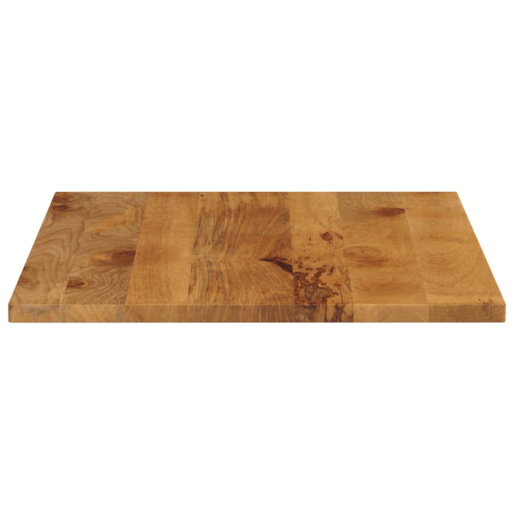 Dessus de table 90x80x2,5 cm rectangulaire bois massif manguier - XIOS