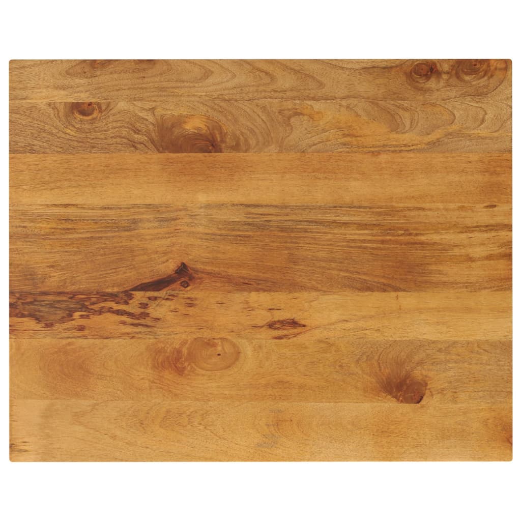 Dessus de table 100x80x2,5cm rectangulaire bois massif manguier
