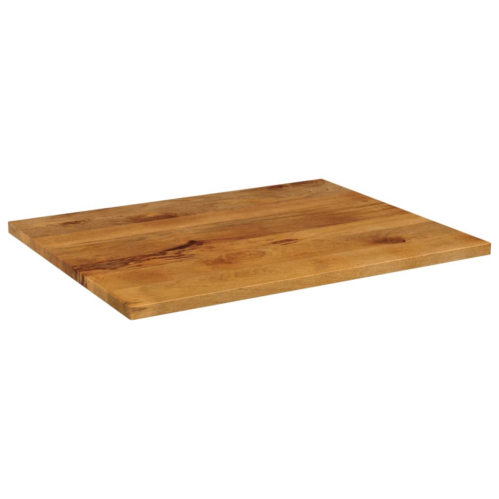 Dessus de table 100x80x2,5cm rectangulaire bois massif manguier