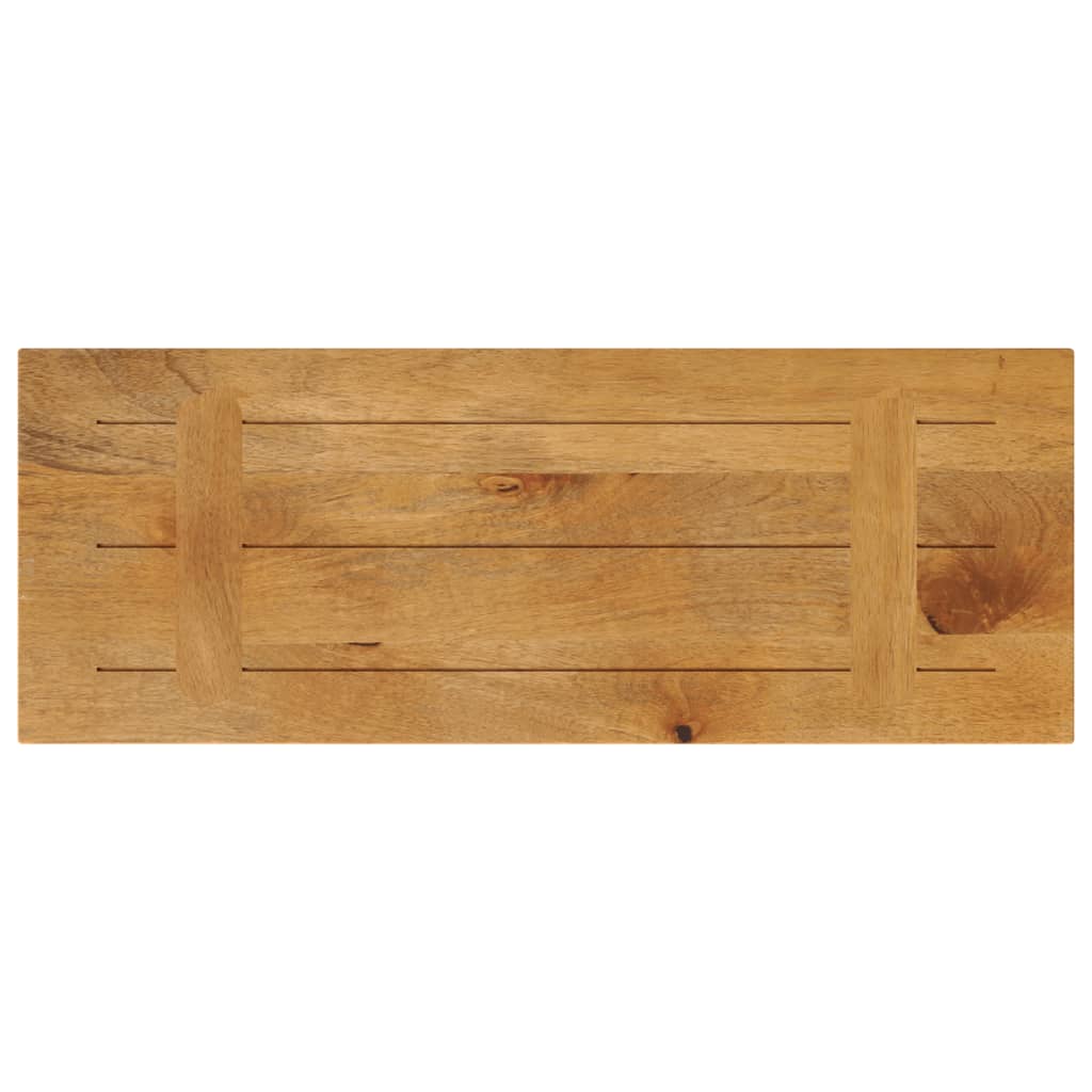 Dessus de table 90x40x3,8 cm rectangulaire bois massif manguier - XIOS