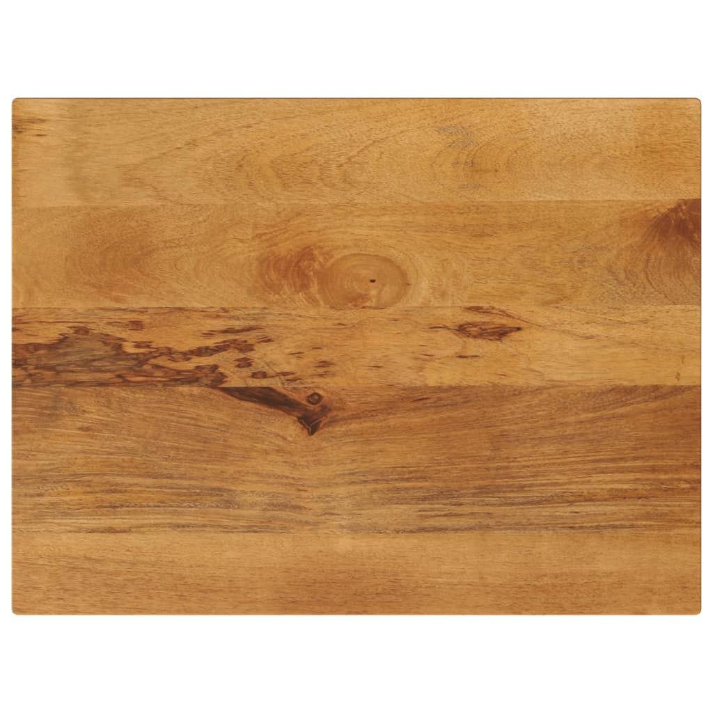 Dessus de table 80x50x3,8 cm rectangulaire bois massif manguier - XIOS