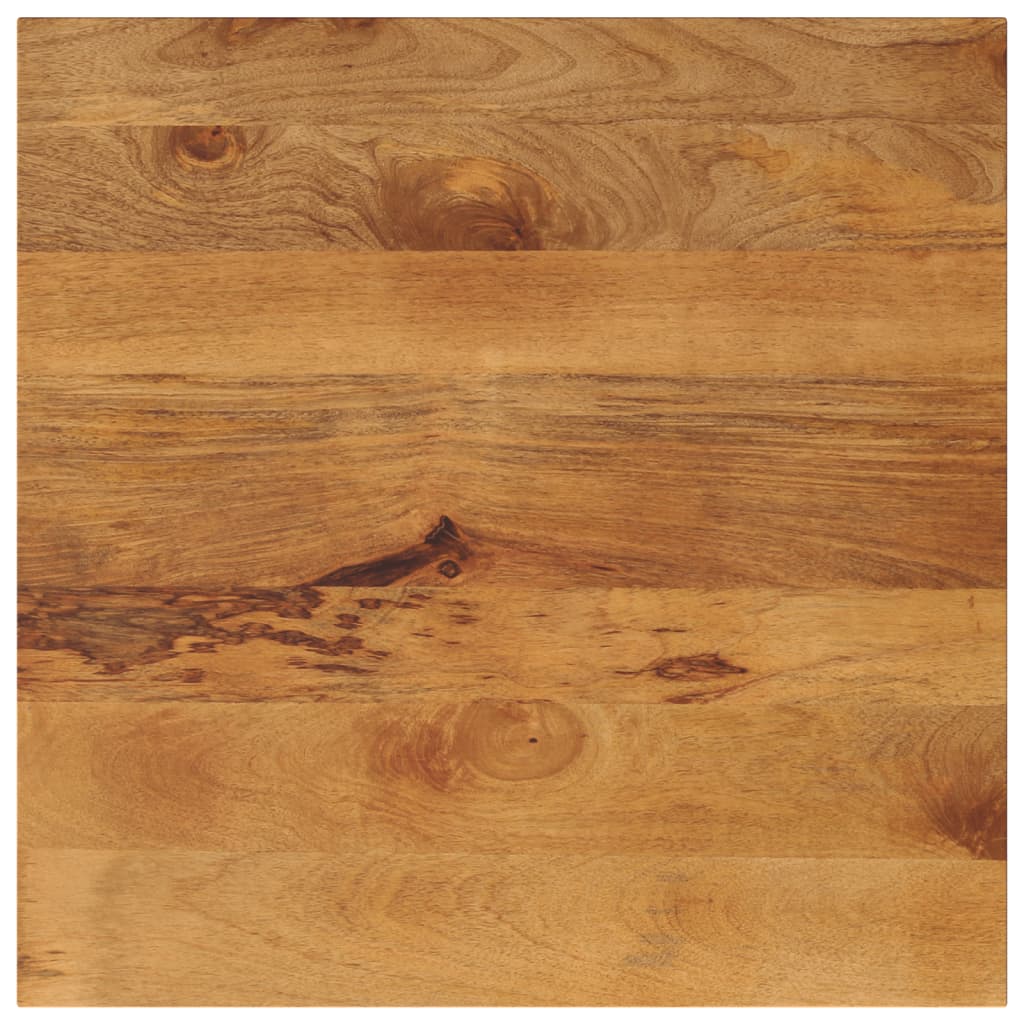 Dessus de table 70x70x3,8 cm carré bois massif manguier - XIOS