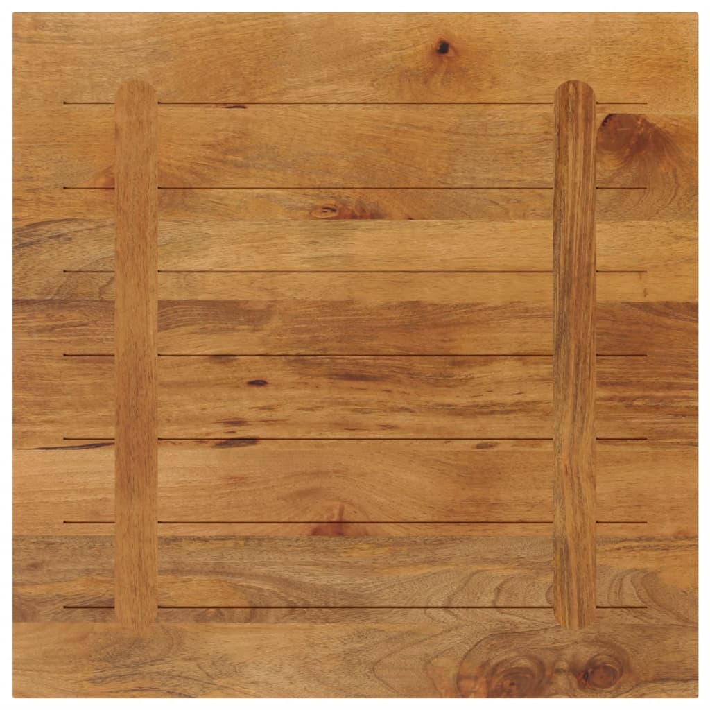 Dessus de table 70x70x3,8 cm carré bois massif manguier - XIOS
