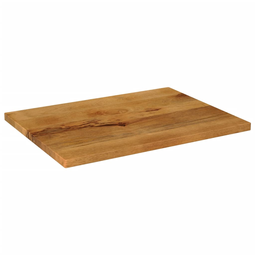 Dessus de table 80x70x3,8 cm rectangulaire bois massif manguier - XIOS