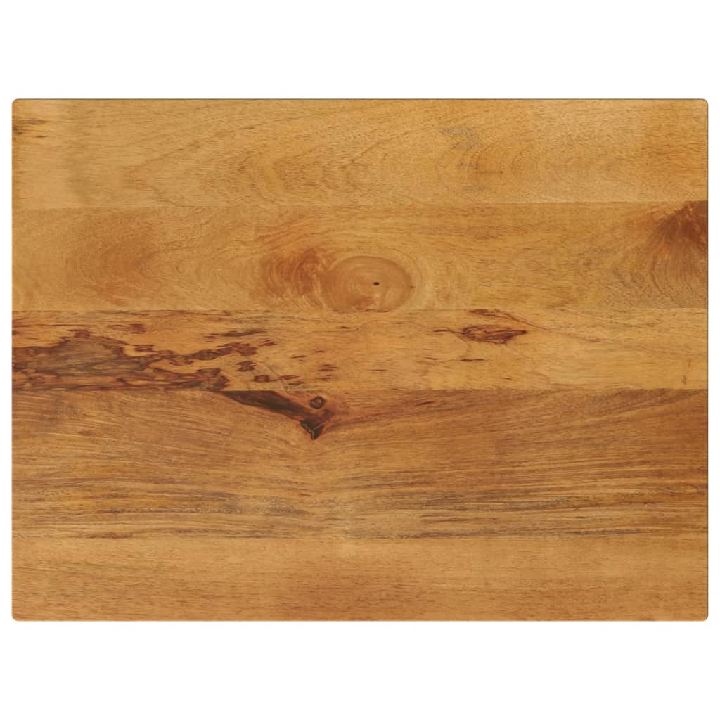 Dessus de table 90x70x3,8 cm rectangulaire bois massif manguier - XIOS