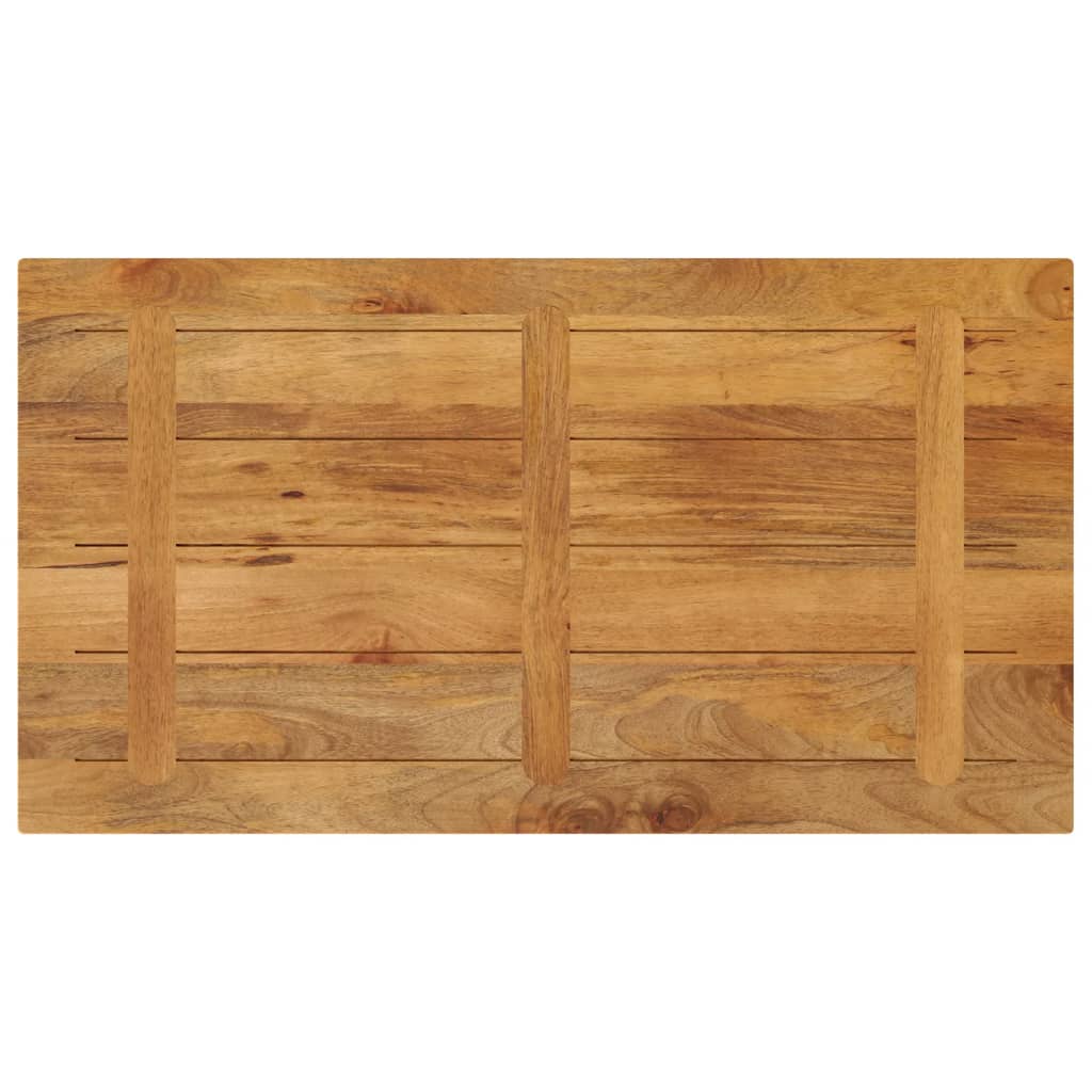 Dessus de table 100x70x3,8cm rectangulaire bois massif manguier - XIOS