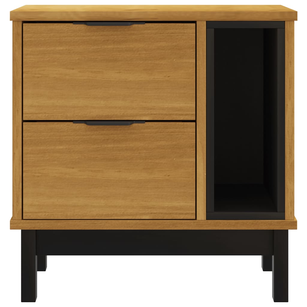 Table de chevet FLAM 49x35x50 cm bois de pin massif - XIOS