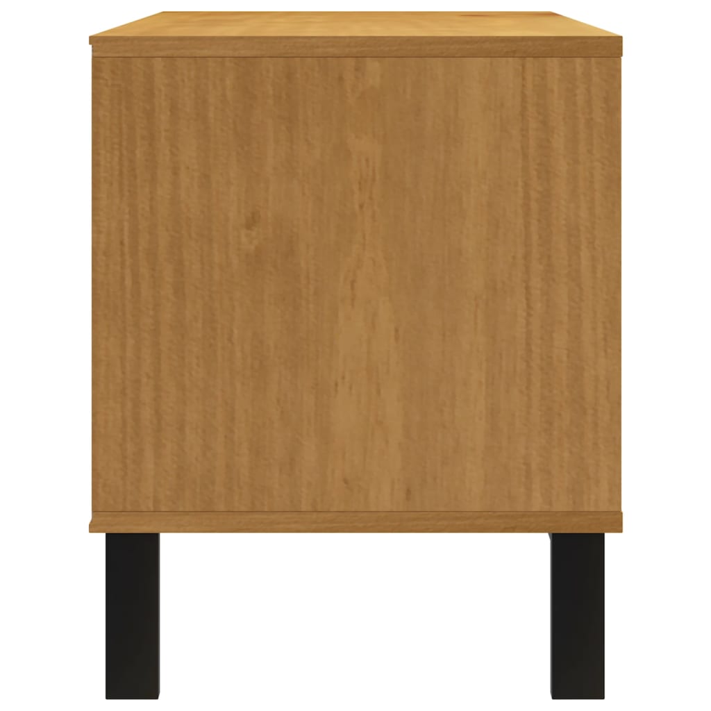 Meuble TV FLAM 110x40x50 cm bois massif de pin - XIOS