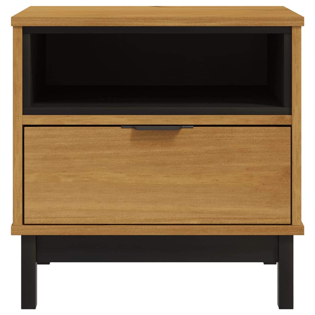 Table d'appoint FLAM 50x50x50 cm bois de pin massif - XIOS