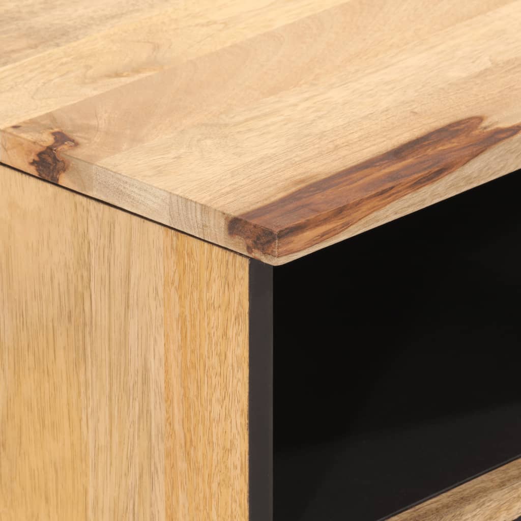 Meuble TV 70x33x46 cm Bois massif de manguier - XIOS