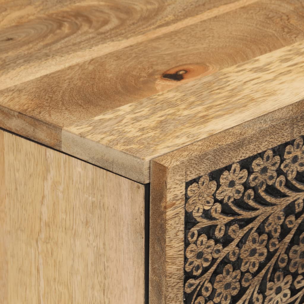 Armoire latérale 60x33x75 cm bois massif de manguier - XIOS
