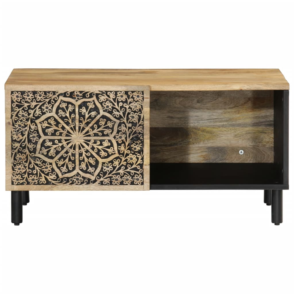 Table basse 80x50x40 cm bois de manguier massif - XIOS