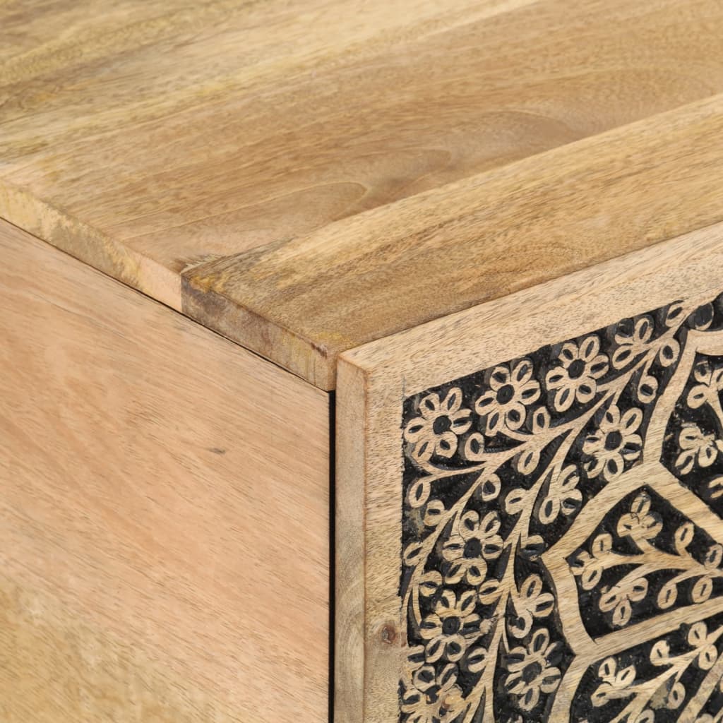 Table basse 80x50x40 cm bois de manguier massif - XIOS