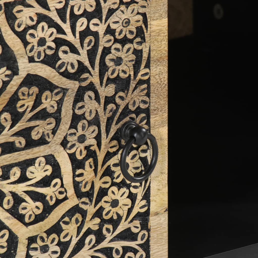 Table basse 80x50x40 cm bois de manguier massif - XIOS