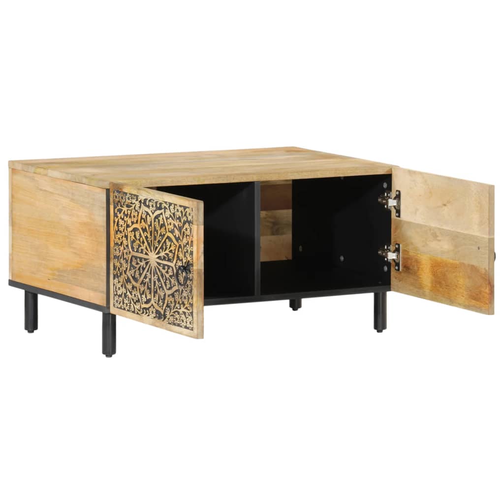 Table basse 80x50x40 cm bois de manguier massif - XIOS
