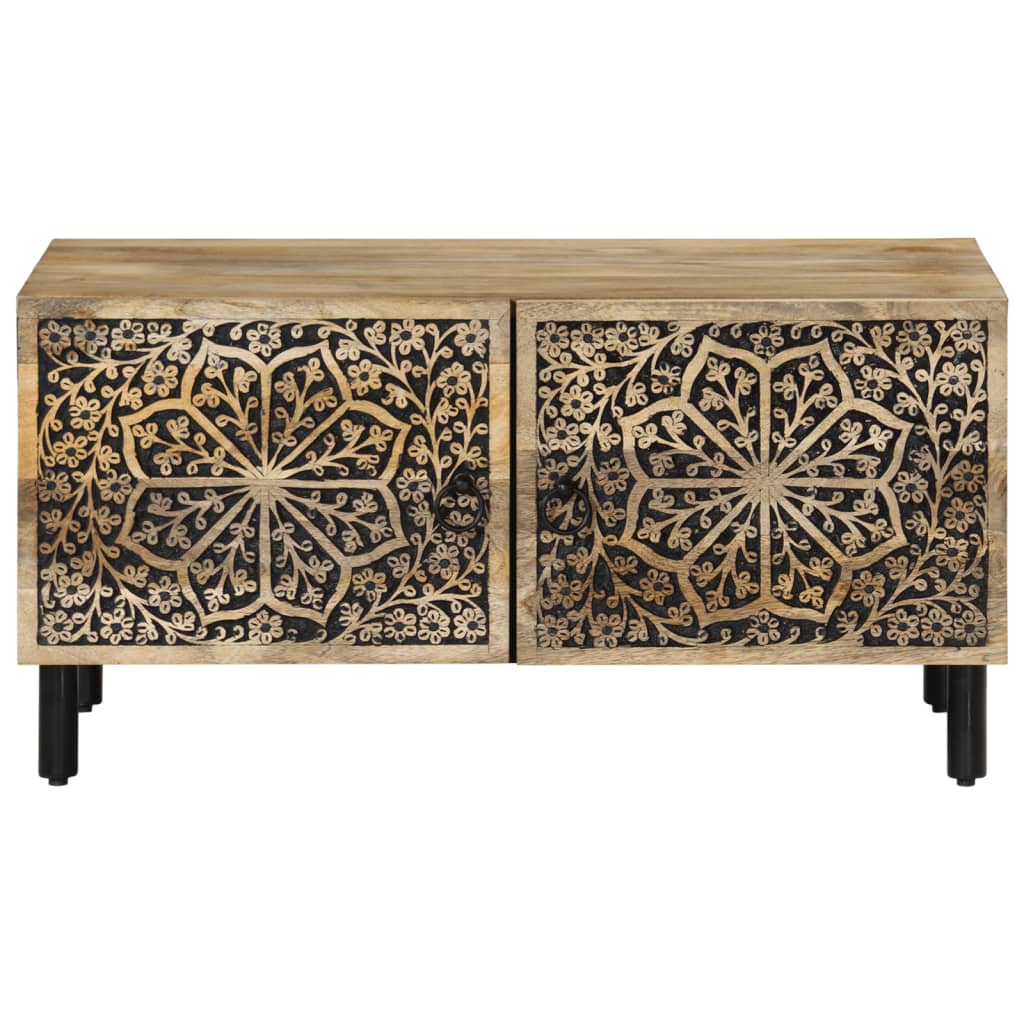 Table basse 80x50x40 cm bois de manguier massif - XIOS