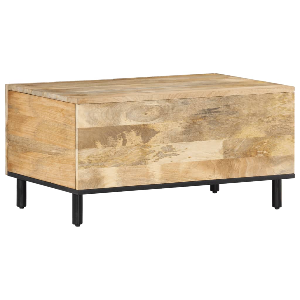 Table basse 80x50x40 cm bois de manguier massif - XIOS
