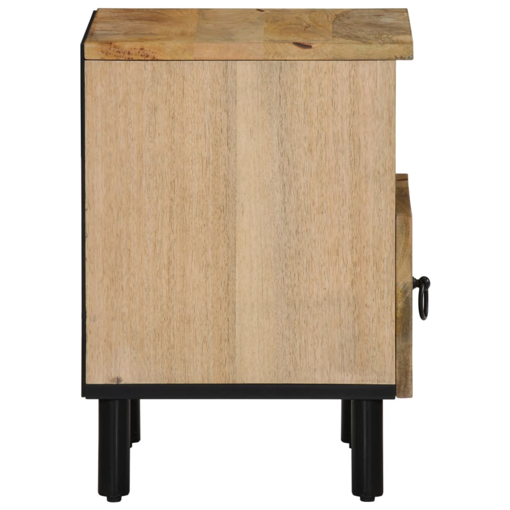 Table de chevet 40x33x46 cm Bois de manguier solide - XIOS