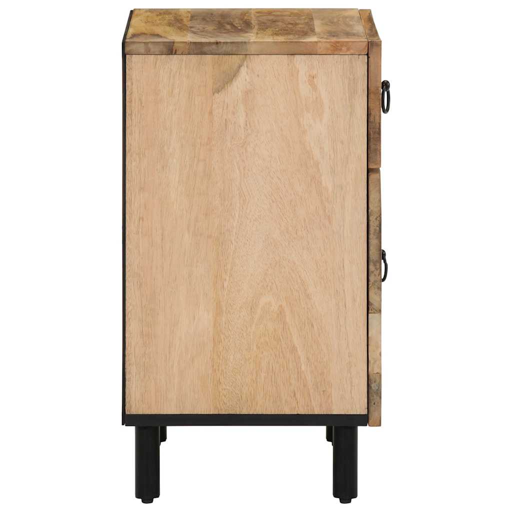Table de chevet 50x33x60 cm bois de manguier massif - XIOS
