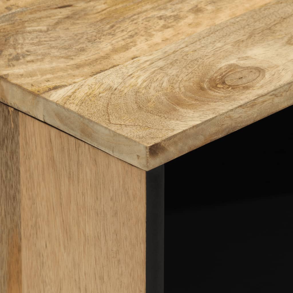 Table de chevet 50x33x60 cm bois de manguier massif - XIOS