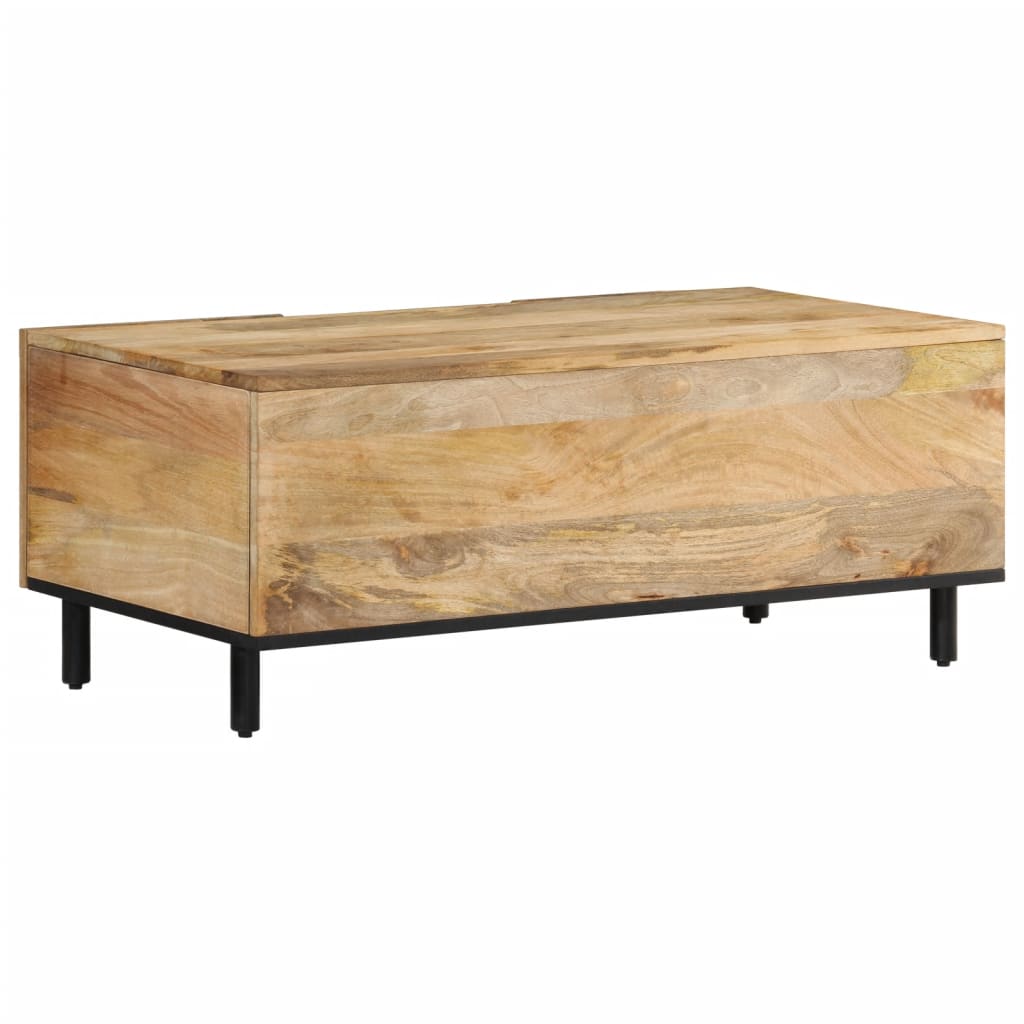 Table basse 100x54x40 cm bois de manguier massif - XIOS