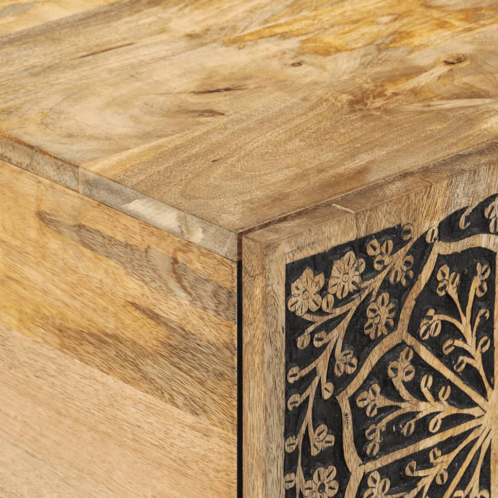 Table basse 100x54x40 cm bois de manguier massif - XIOS
