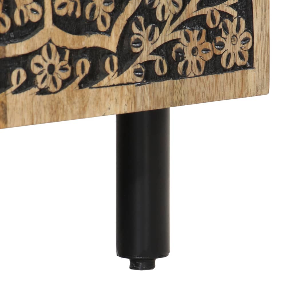 Table basse 100x54x40 cm bois de manguier massif - XIOS