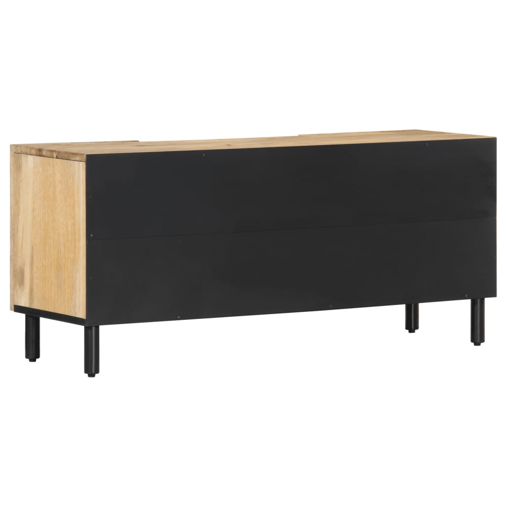 Meuble TV 105x33x46 cm Bois massif de manguier - XIOS