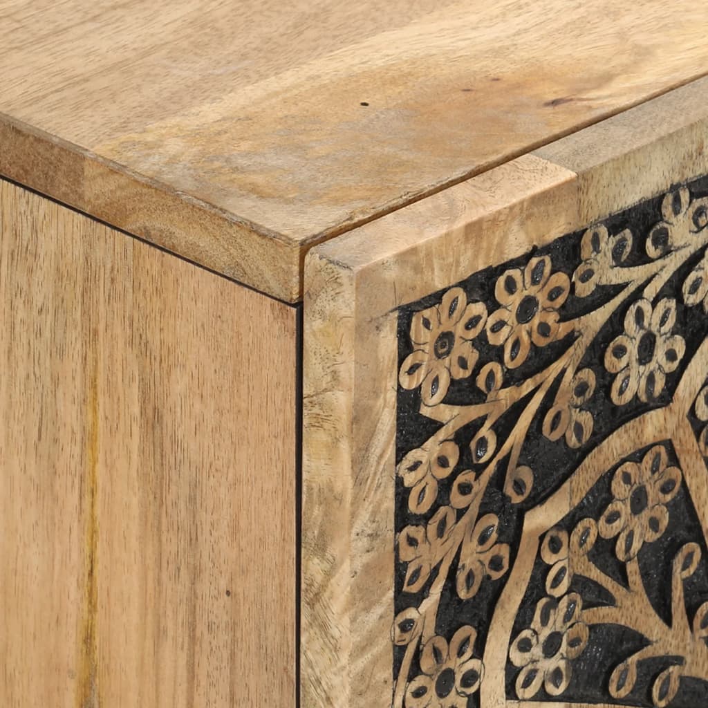 Meuble TV 105x33x46 cm Bois massif de manguier - XIOS